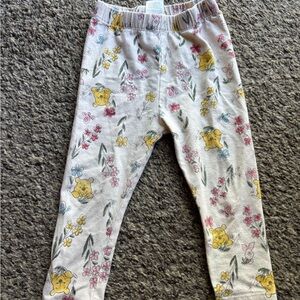 *5 for $10* Floral Winnie the Pooh Leggings